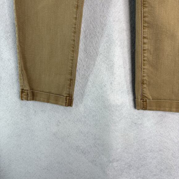 AG Adriano Goldschmied Jeans Womens 29R Tan Stilt Roll-Up Cigarette‎ Crop USA - Picture 3 of 6
